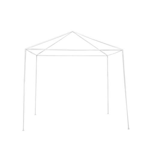 Cort pavilion pentru gradina, curte sau evenimente 3x3m, culoare Alb