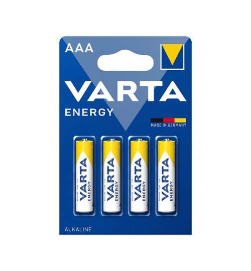 Set 4 baterii alcaline Varta LR03, AAA, 1.5 V FMG-LCH-BAT0231