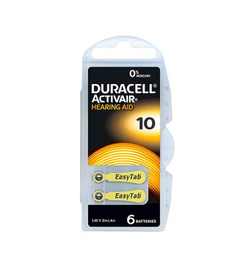 Set 6 baterii pentru aparate auditive Duracell 10 FMG-LCH-DUR-10