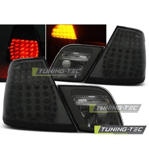 Stopuri LED compatibile cu BMW E46 04.99-03.03 COUPE SMOKE LED KTX3-LDBM71