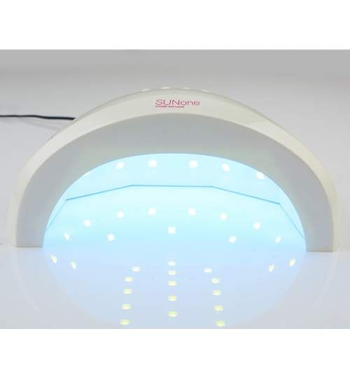 Lampa LED UV profesionala SUN Q7 pentru manichiura 48W cu timer incorporat si afisaj LCD