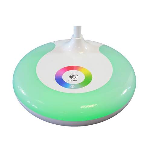 Lampa Birou LED Multicolor RGB 5W, Flexibila cu Control Tactil, USB, 3 Nivele de Iluminare, Inaltime Maxima 50cm