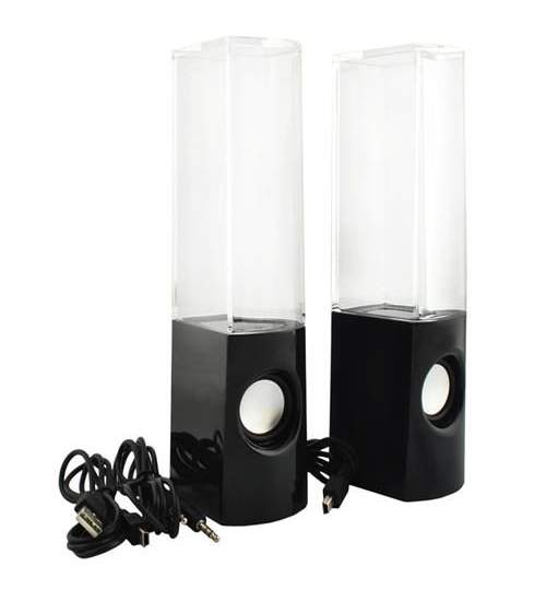 Boxe Audio Decorative Iluminate LED tip Fantana Arteziana cu Apa