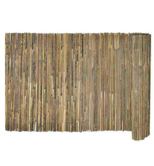Gard din bambus natural pentru gradina sau curte, dimensiuni 1.5x4m