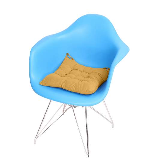 Perna scaun pentru curte sau gradina, dimensiuni 40x40cm, culoare Bej