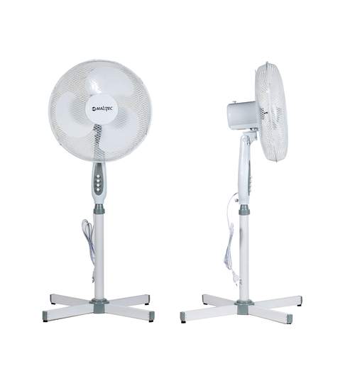 Ventilator de Podea cu Picior Reglabil, Putere 40W, Diametru 41cm, 3 Trepte, Oscilatie