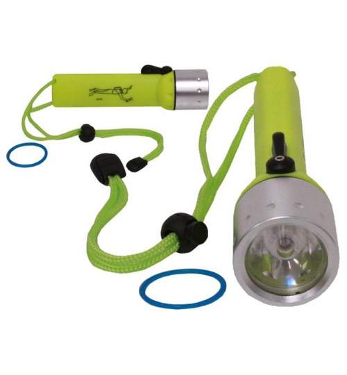 Lanterna LED Subacvatica pentru Scufundari cu LED-uri CREE 3W, Comutator Magnetic