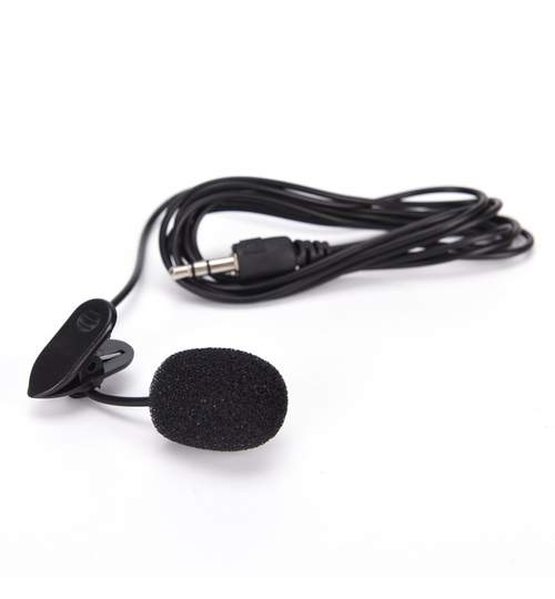 Microfon tip Lavaliera cu Clips, Cablu Jack 3.5mm de 1,5m