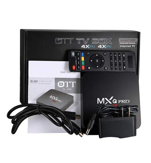 Mini PC Smart TV BOX, Quad-Core, 4K Ultra HD, WIFI, 8GB HDD, 1GB DDR3, HDMI, Android 6.0, Transforma Televizorul in SMART TV