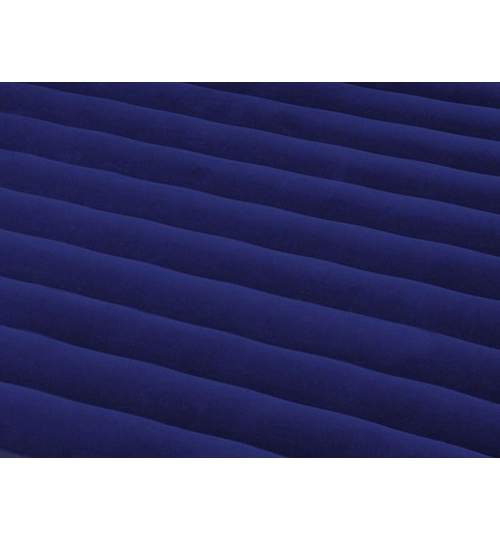 Saltea Gonflabila Queen Intex Single, Culoare Albastru, Dimensiuni 190x100x22cm