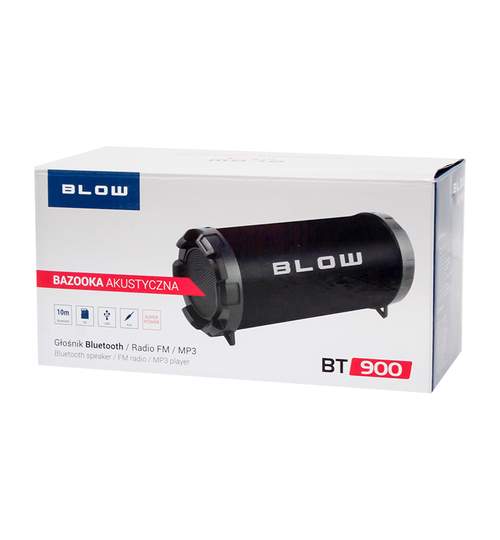 Boxa Portabila Bluetooth Blow Bazooka cu USB, SD si AUX, Putere 25W