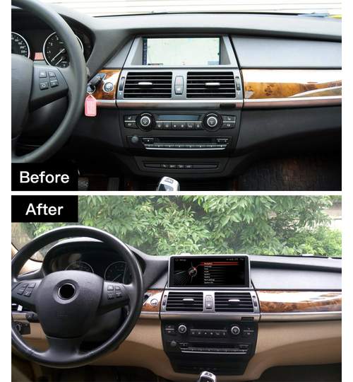 Navigatie GPS Auto Audio Video cu DVD si Touchscreen HD 10.2 Inch, Android, Wi-Fi, 1GB DDR3, BMW X5 2007-2013 + Cadou Soft si Harti GPS 16Gb Memorie Interna