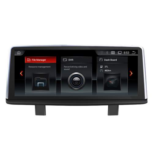 Navigatie GPS Auto Audio Video cu DVD si Touchscreen HD 10.25 Inch, Android, Wi-Fi, 1GB DDR3, BMW Seria 3 F30 F31 F34 + Cadou Soft si Harti GPS 16Gb Memorie Interna