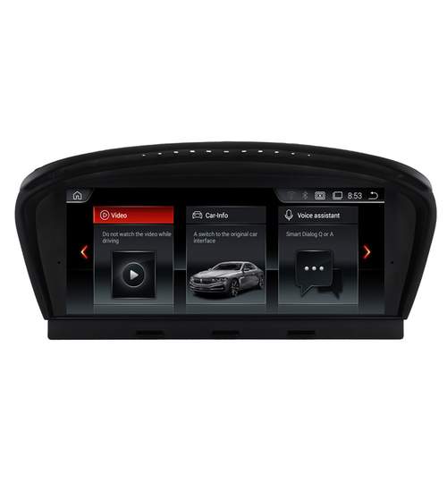 Navigatie GPS Auto Audio Video cu DVD si Touchscreen HD 8.8 Inch, Android, Wi-Fi, 1GB DDR3, BMW Seria 5 E60 E61 E63 E64 2003-2010 + Cadou Soft si Harti GPS 16Gb Memorie Interna