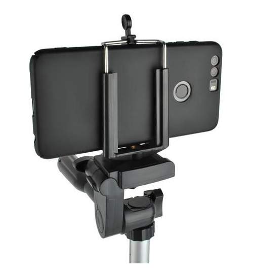 Suport Foto tip Trepied Reglabil S5 pentru Telefon cu Telecomanda Bluetooth pentru Actionare de la Distanta
