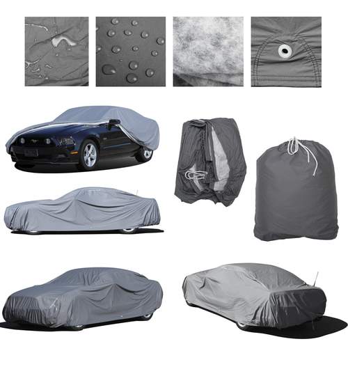 Husa Prelata Auto Aston Martin V12 Vanquits Impermeabila, Anti-Umezeala, Anti-Zgariere si cu Aerisire, Material Premium