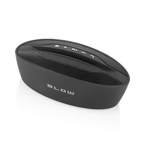 Boxa Portabila Wireless Bluetooth Blow cu USB, Card SD, AUX Jack si Radio FM, Putere 10W, Culoare Negru