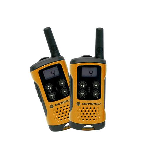Statie Radio Portabila Motorola Walkie-Talkie PMR Emisie Receptie cu Afisaj, Raza Acoperire 4km, 8 Canale