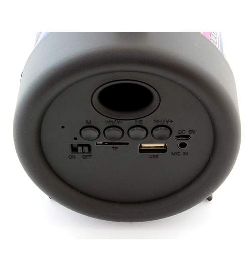 Boxa Portabila Bluetooth BoomBox cu MP3, Radio FM, USB, Card microSD, AUX Jack, Putere 5W