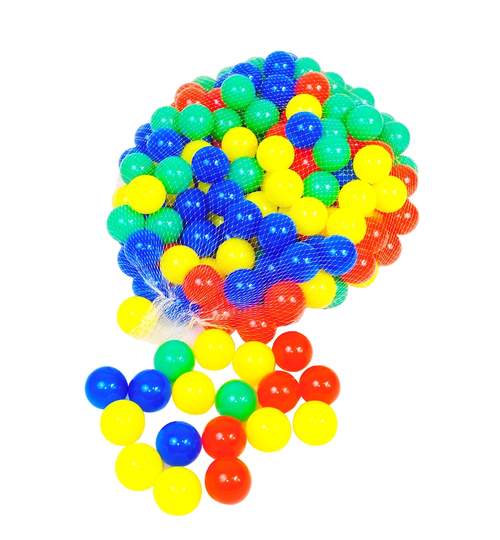 Set 200 bile colorate pentru joaca sau piscine copii, multicolore, diametru bila 6cm