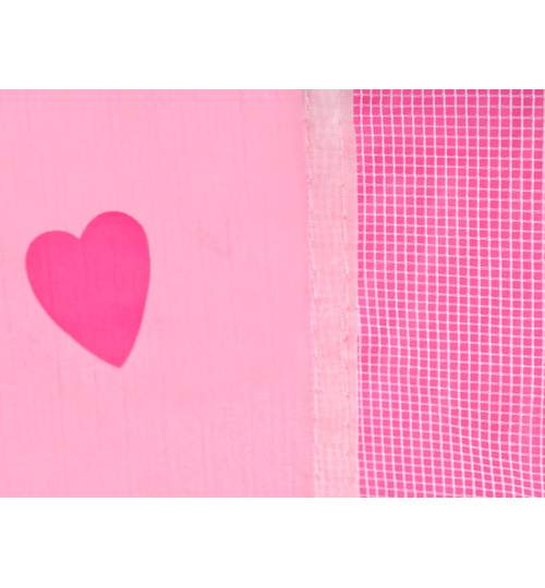 Cort pliabil de joaca pentru copii, dimensiuni 70x85x100cm, culoare Roz