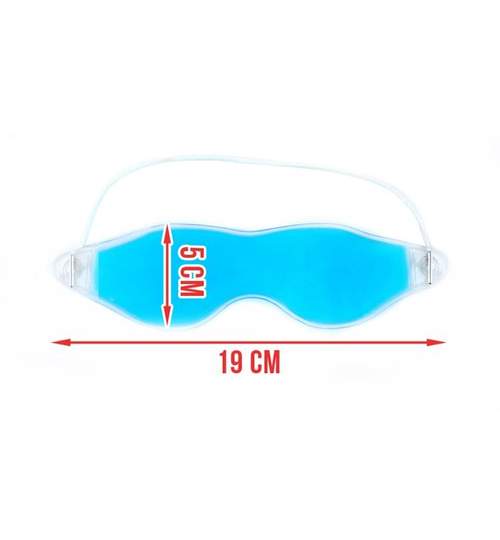 Ochelari tip protectie cu gel relaxant, dimensiuni 19x5cm