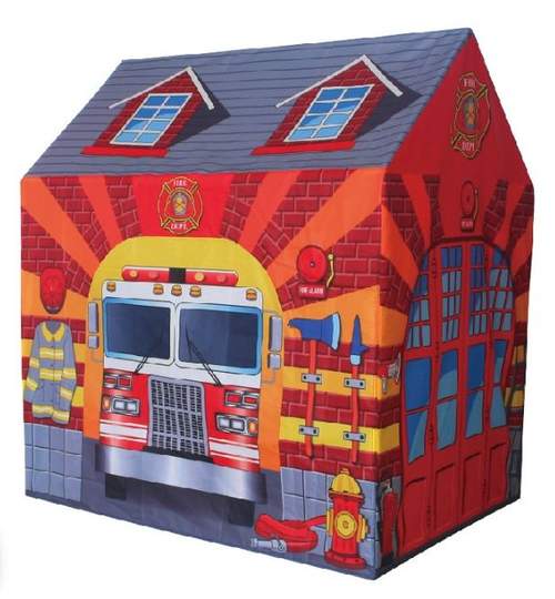 Cort de Joaca pentru Copii tip Garaj Pompieri Multicolor, Interior sau Exterior