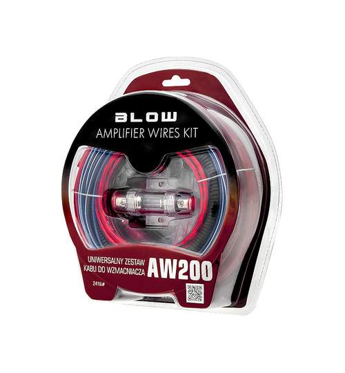 Kit Cabluri Audio Blow AW200 pentru Masina pentru Conectare Boxe, Subwoofere, Statii, Amplificatoare Auto