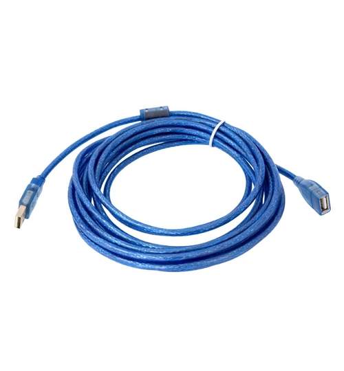 Cablu Prelungitor USB 2.0 XLI, Lungime 5m, Albastru