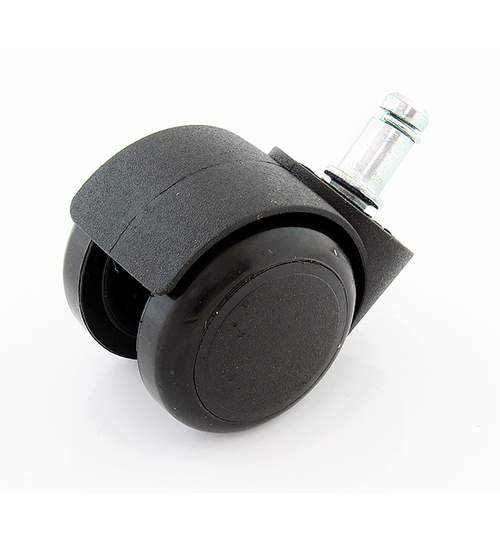 Roata Universala pentru Mobilier sau Scaun de Birou, Diametru 50mm, Culoare Negru
