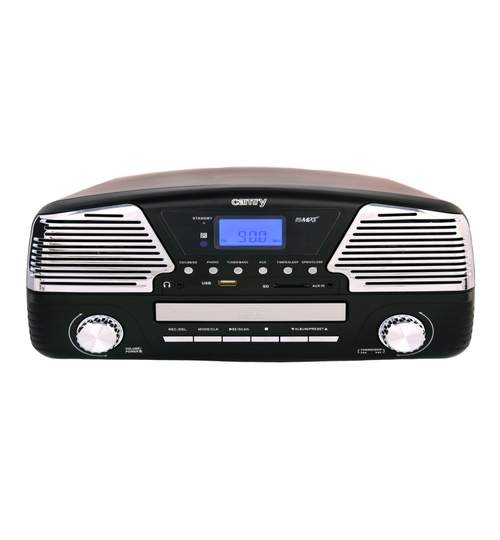 Centru Muzical Retro Player MP3 Camry cu Functie de Inregistrare, Radio FM, CD, USB, Card SD si Telecomanda