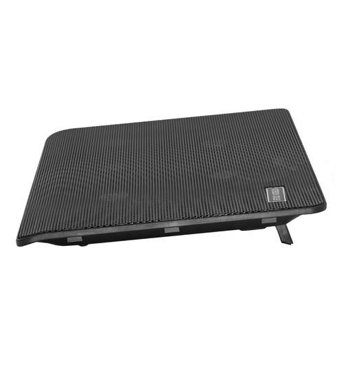 Stand Suport Ventilator Cooler Iluminat pentru Laptop intre 12-17 Inch, Alimentare USB
