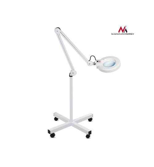 Lampa Profesionala Mobila pentru Cosmetica cu Iluminare LED, Lupa cu Marire 8x, Putere 15W