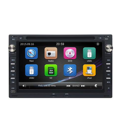 Navigatie GPS Audio Video cu DVD si Touchscreen Volkswagen VW Golf IV 4 + Cadou Card GPS 8Gb