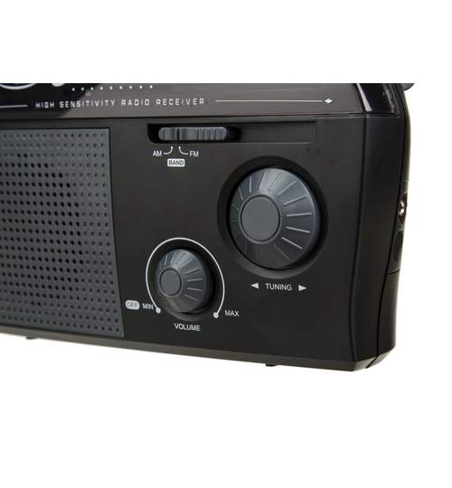 Radio Portabil Adler Clasic AM/FM cu Antena Telescopica si Maner, Alimentare la Retea sau pe Baterii
