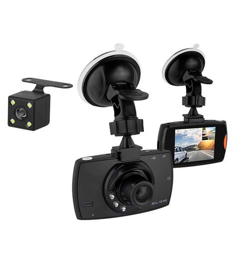 Camera Video Auto DVR Blow BlackBox, Inregistrare Trafic Full HD, Display 2.4 inch, SDHC, mini-USB, Microfon si Difuzor Incorporat