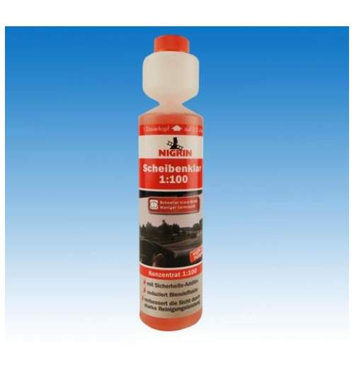 Concentrat spalare parbriz 1:100 produce 25litri solutie aroma fructe Nigrin 250ml Kft Auto