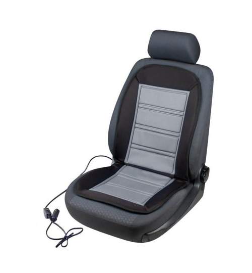 Husa auto scaun cu incalzire Automax 12V , culoare Gri,1 buc. Kft Auto