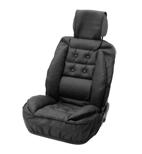 Husa scaun auto Carpoint cu suport lombar pentru scaunele din fata , 1 buc. Kft Auto