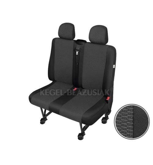 Huse scaun bancheta auto cu 2 locuri Ares Trafic pentru Nissan Primastar Opel Vivaro Renault Trafic Kft Auto