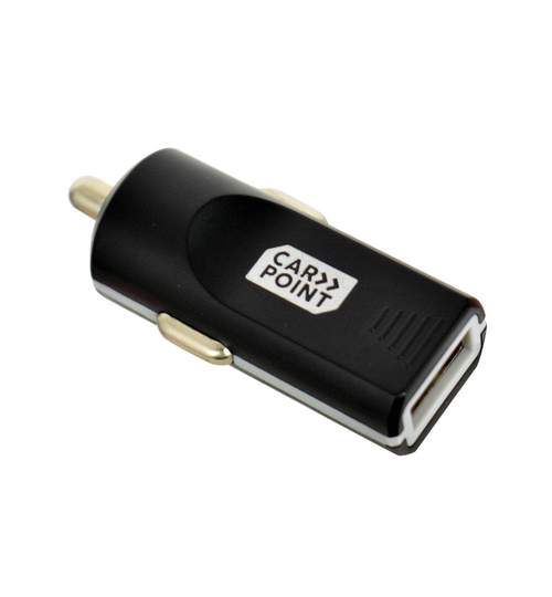 Incarcator auto Fast charge Carpoint pentru USB de la priza auto 12V/ 24V, iesire 5V 2.4A Kft Auto