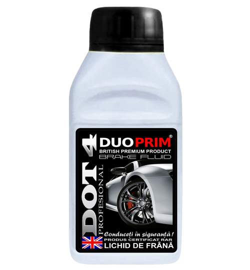 Lichid de frana DuoPrim DOT4 430ml Kft Auto