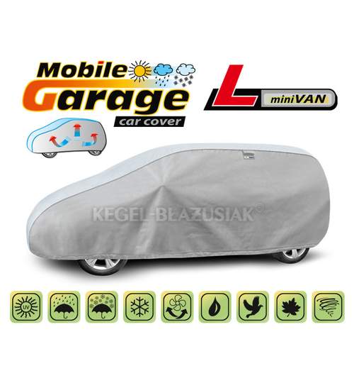 Husa exterioara Mobile Garage Mini Van L lungime 410-450 cm Kft Auto