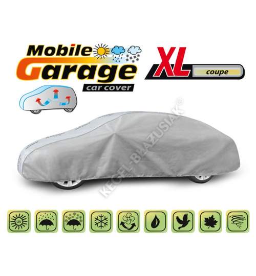 Husa exterioara Mobile Garage XL Coupe, lungime 440-480cm Kft Auto