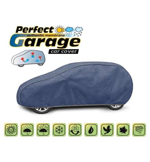 Husa exterioara Perfect Garage M2 hatchback, lungime 380-405 cm Kft Auto