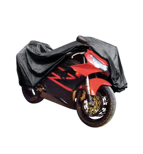 Prelata motocicleta Carpoint 245x80x145cm , PVC , cu fereastra numar imatriculare Kft Auto