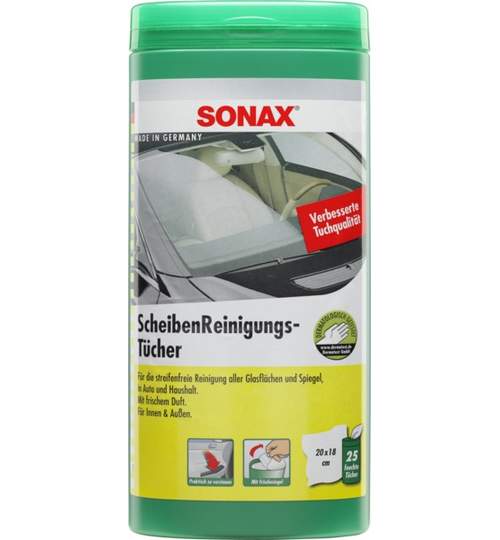 Servetele stergere parbriz curatare geamuri Sonax 25 buc Kft Auto