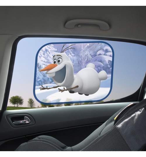 Parasolare Disney Frozen Olaf 44x36 cm , set 2 buc. Kft Auto