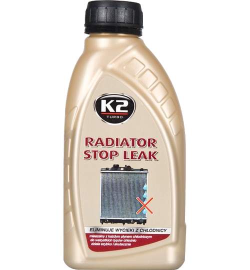 Solutie antiscurgere etansat radiator K2 , Stop leak 400 ml. Kft Auto
