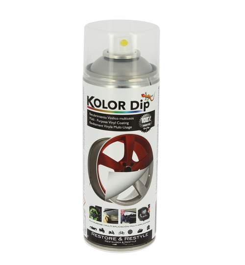 Spray vopsea cauciucata Kolor Dip Transparent Shine 400ml Kft Auto